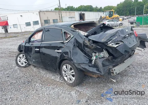 2015 Nissan Sentra Sv z USA, uszkodzony, nr VIN 3N1AB7AP5FY256140